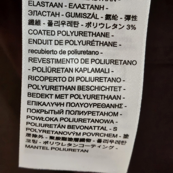 Levis 535 Super Skinny Jeans Leather Look Front Burgundy Wmn Sz 8 Med W29 | L30 - Picture 10 of 11